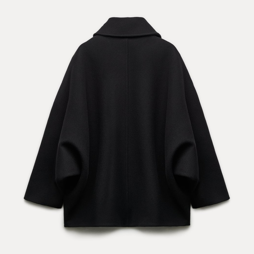 ZARA MANTECO WOOL COAT Black - Picture 15 of 17